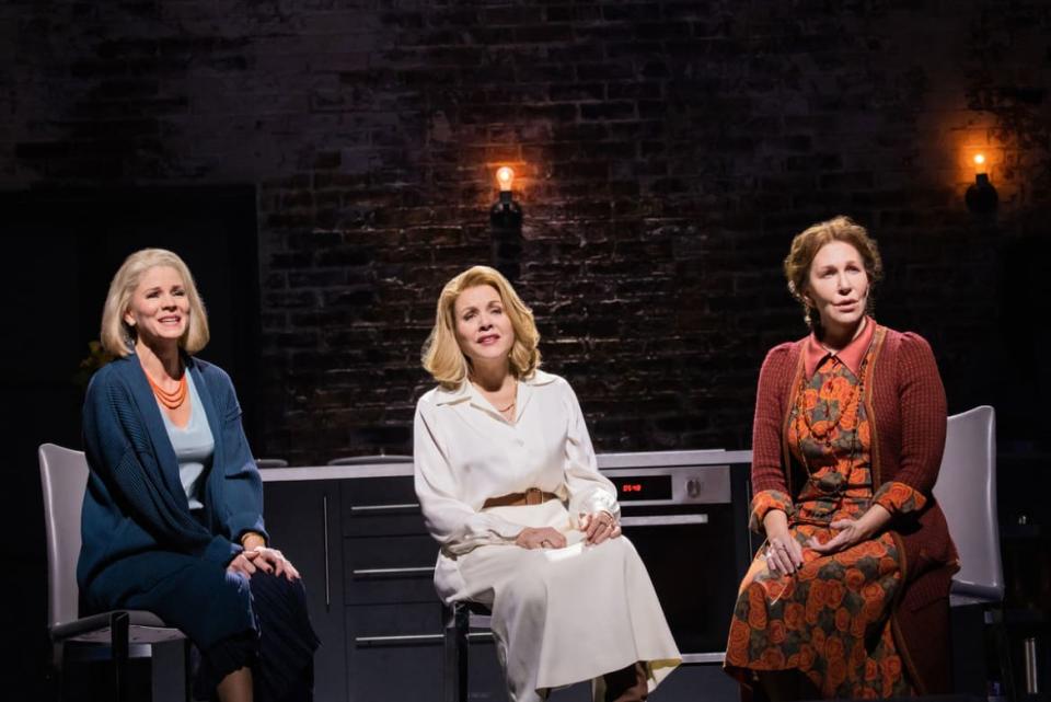 <div class="inline-image__caption"><p>Kelli O'Hara as Laura Brown, Renée Fleming as Clarissa Vaughan, and Joyce DiDonato as Virginia Woolf in 'The Hours.'</p></div> <div class="inline-image__credit">Evan Zimmerman/Met Opera</div>