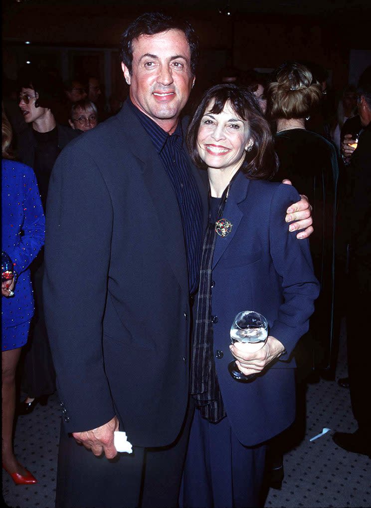 Sylvester Stallone and Talia Shire at the 20th anniversary screening in California (Photo: SGranitz/WireImage)