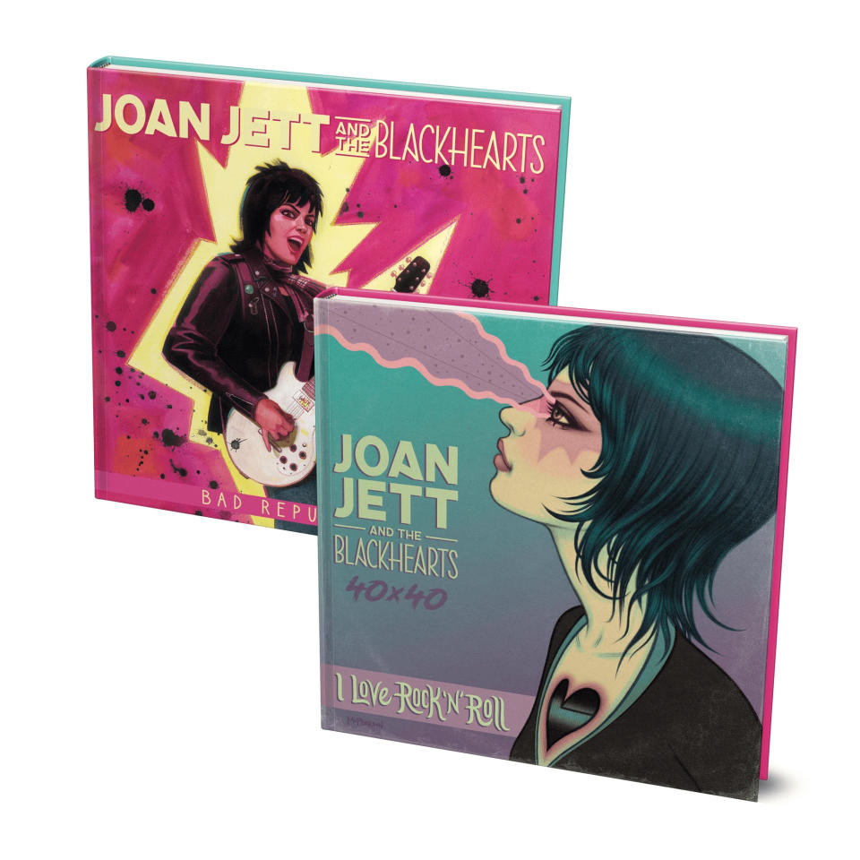 The 'Joan Jett & The Blackhearts - 40x40: Bad Reputation/I Love Rock 'N' Roll' graphic novels (Photo: Z2 Comics)