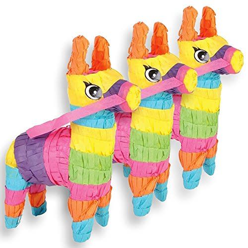 MINI DONKEY PINATAS, 3 Count (Amazon) (Amazon / Amazon)