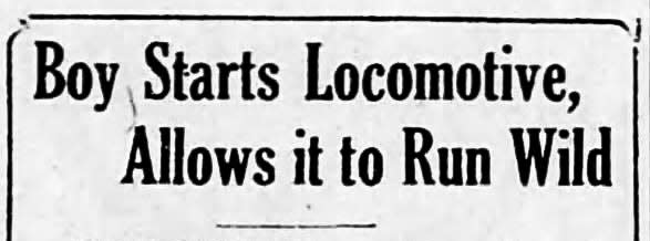 Headline from Dec., 1923.