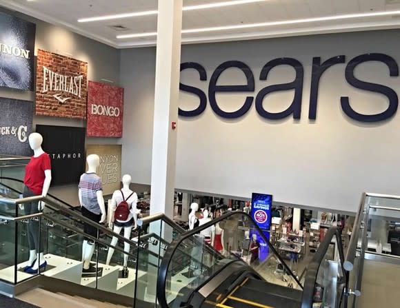 Inside a Sears store