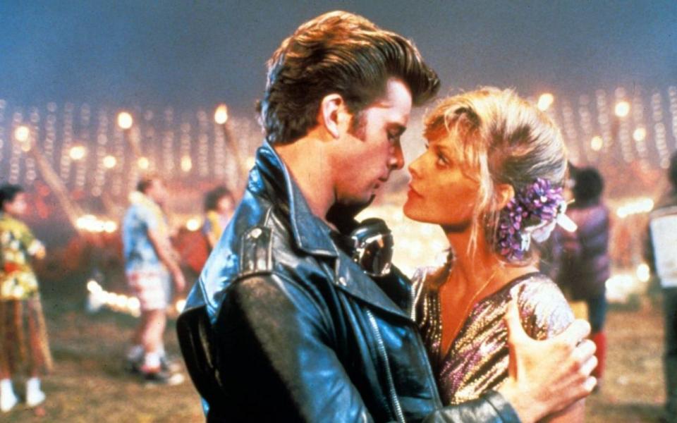 Maxwell Caulfield and Michelle Pfeiffer