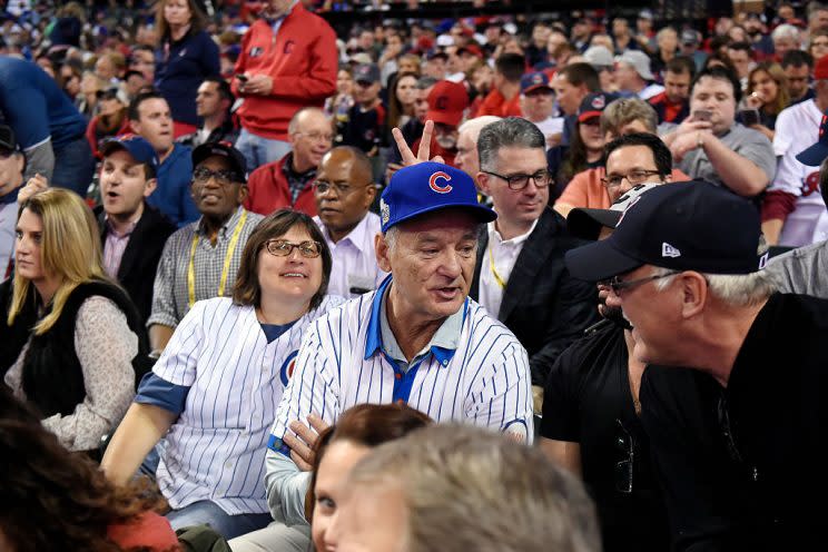 Celebrity Chicago Cubs Fans: See Photos Of Bill Murray, Hilary