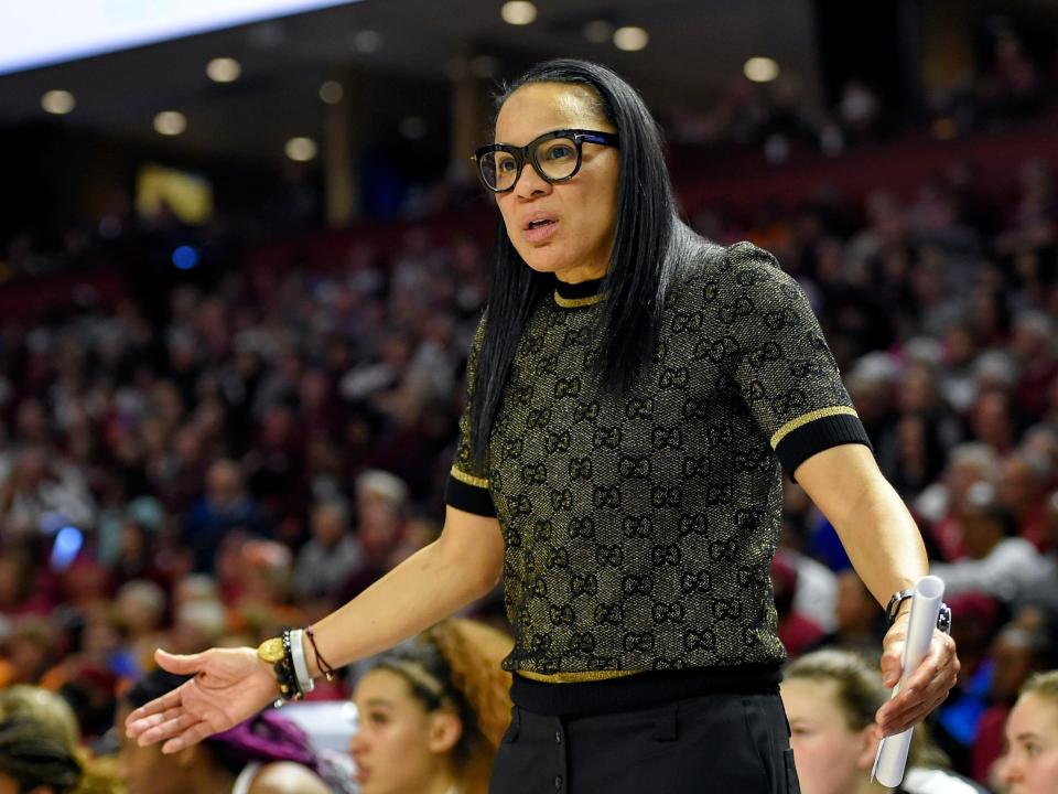 South Carolina head coach Dawn Staley