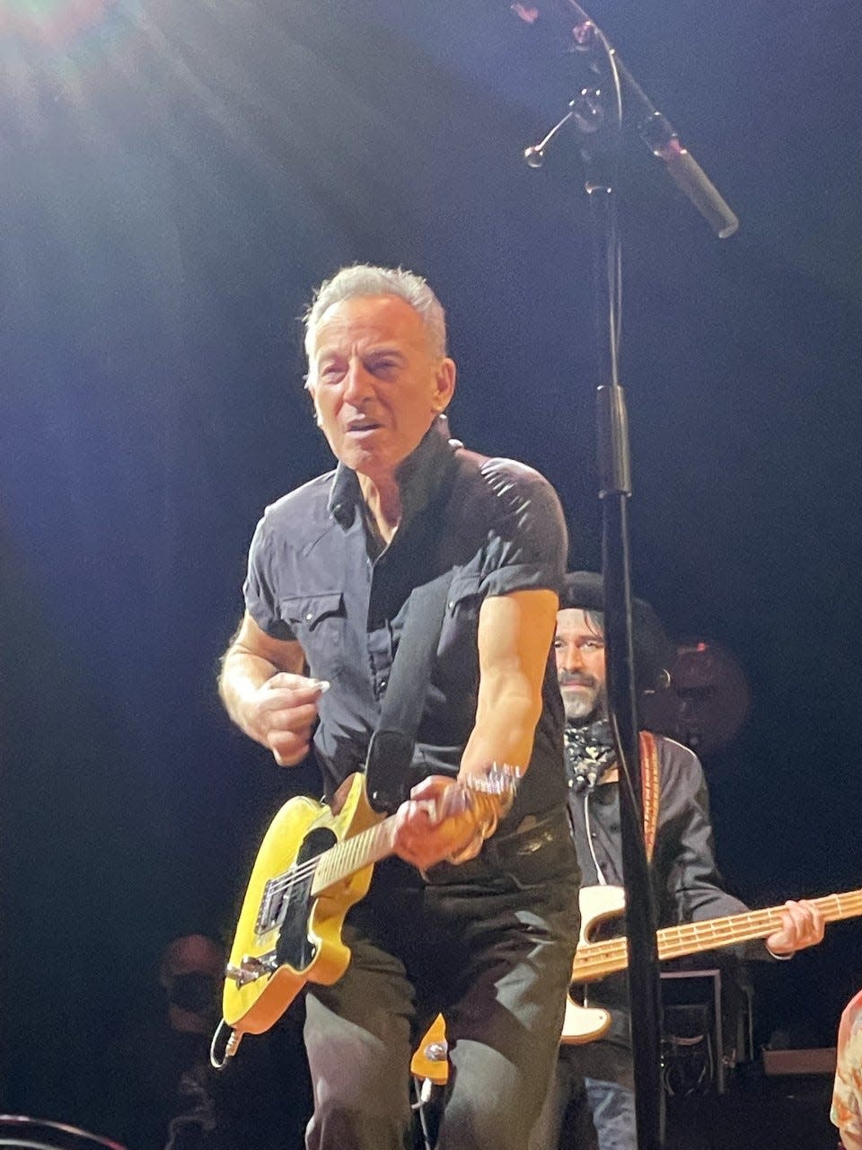 Bruce Springsteen as photographed by Jeremy Neuer at the John Henry's Friends benefit concert for children diagnosed with autism Monday, Dec. 13 at  Town Hall in New York City.