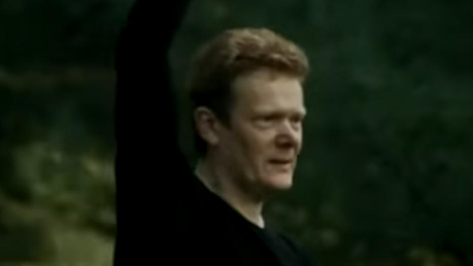 A close up of Philippe Petit in Man on a Wire