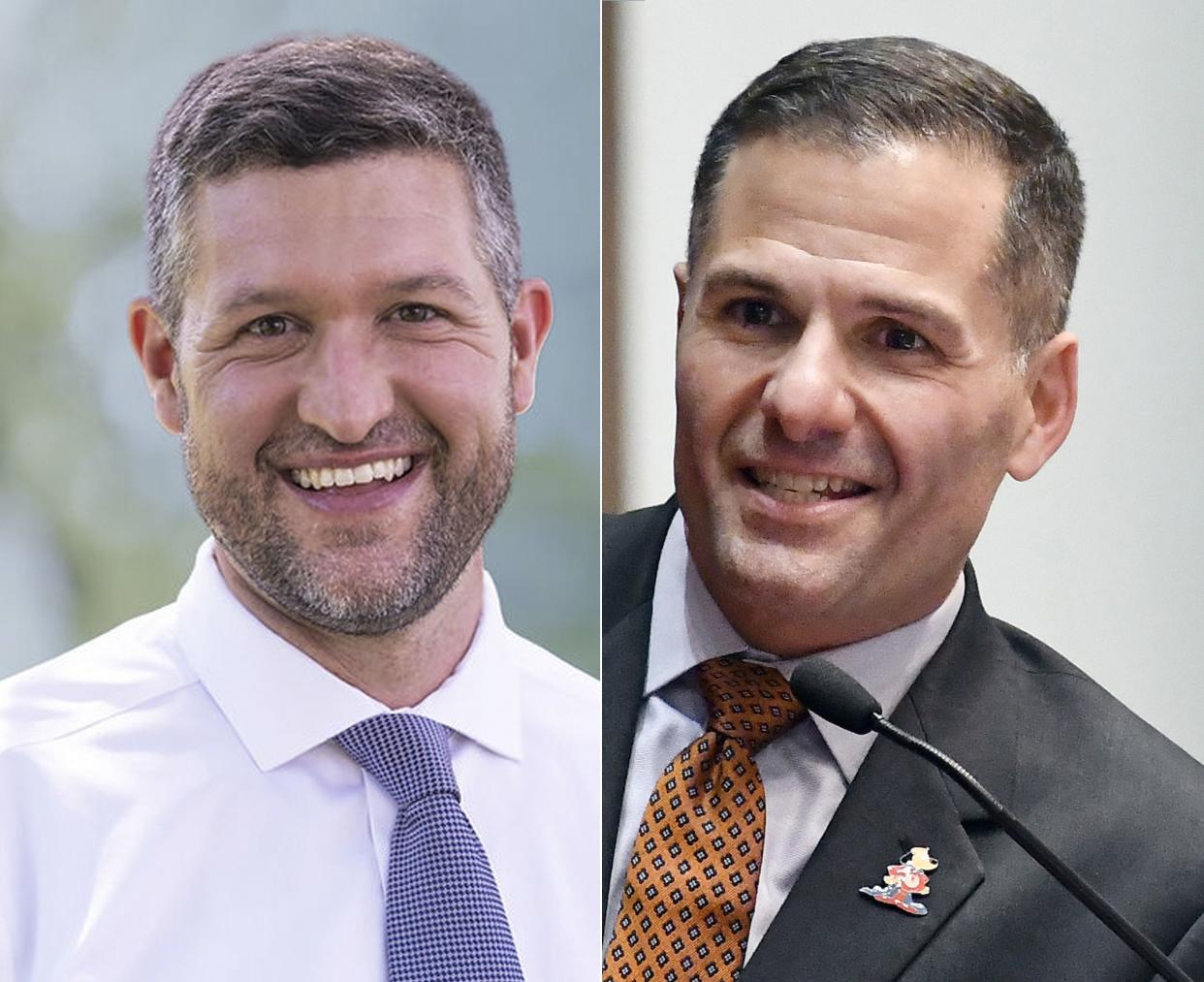 NY-19 Congressional District candidates: Democrat Pat Ryan (left) and Republican Marc Molinaro (right)