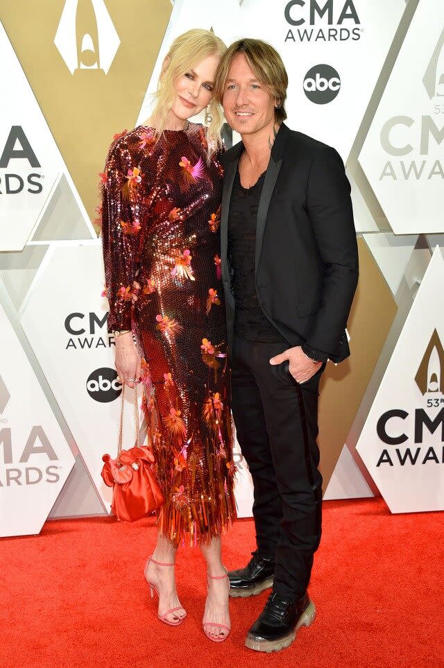 The couple looked so in love while walking the red carpet.