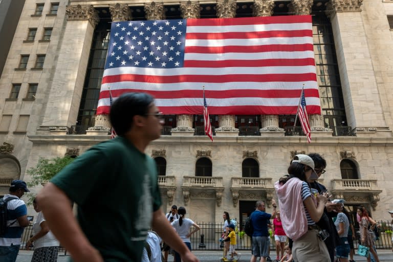 La façade de la Bourse de New York (SPENCER PLATT)