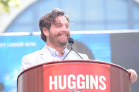 LOS ANGELES, CA - JULY 17: Actor Zach Galifianakis attends the press conference for the launch of Warner Bros. Pictures' "The Campaign" Whistle Stop Tour, held at The Grove on July 17, 2012 in Los Angeles, California. (Photo by Jason Merritt/Getty Images)