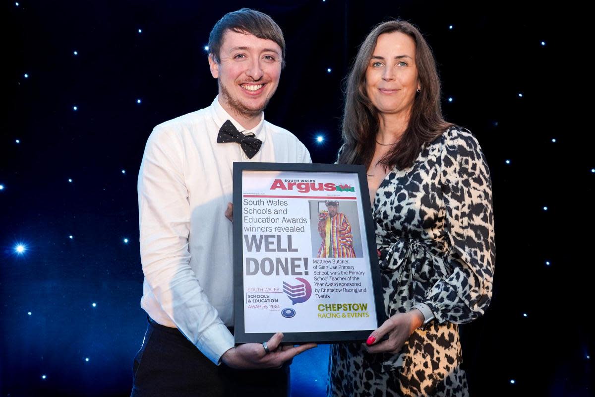 Matt Butcher took home Primary Teacher of the Year (Image: Rob Davies - Beed Images) <i>(Image: Rob Davies - Beed Images)</i>