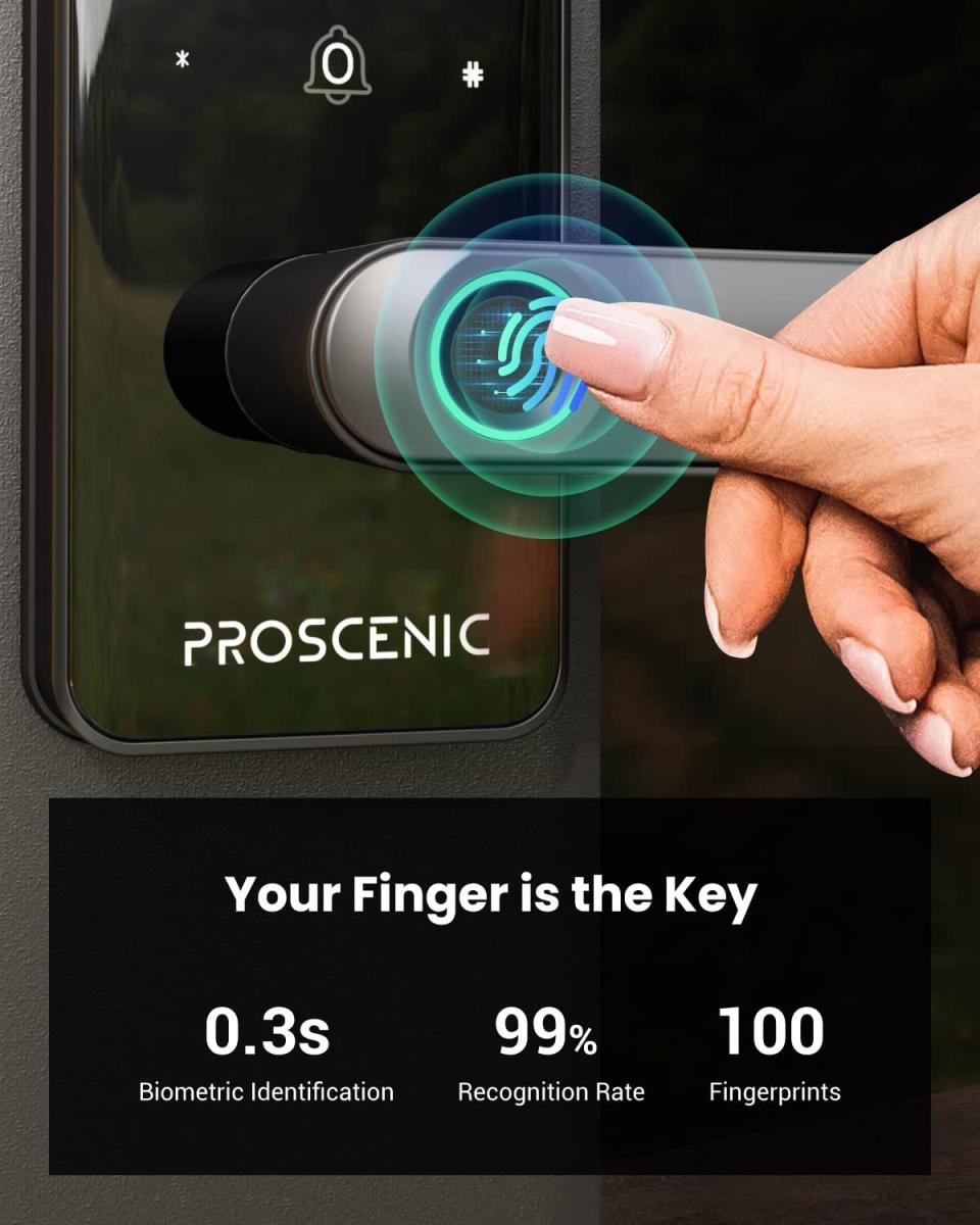 The Excellent Proscenic L40 Fingerpint Smart Lock Is $70 Off Today