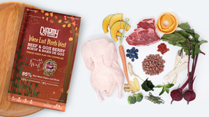 Premium proteins, organic fruits & vegetables and Eastern herbs in a convenient, freeze-dried formula - 'When East Meets West'.