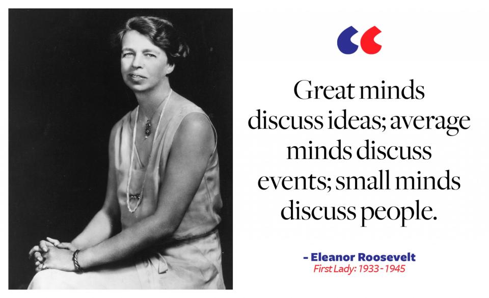 Eleanor Roosevelt, first lady: 1933-1945