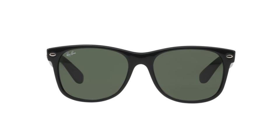 You can’t go wrong with a classic pair of shades. Ray Ban New Wayfarer sunglasses ($130)