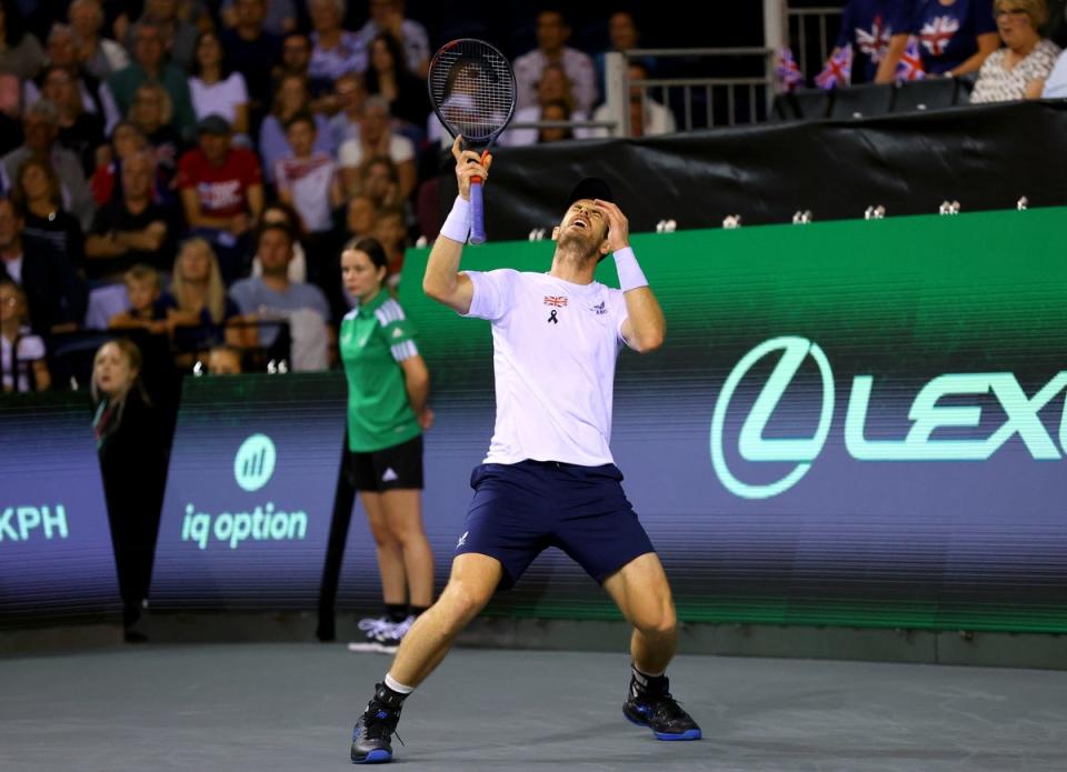 Andy Murray suffered an agonising defeat alongside Joe Salisbury (Steve Welsh/PA) (PA Wire)