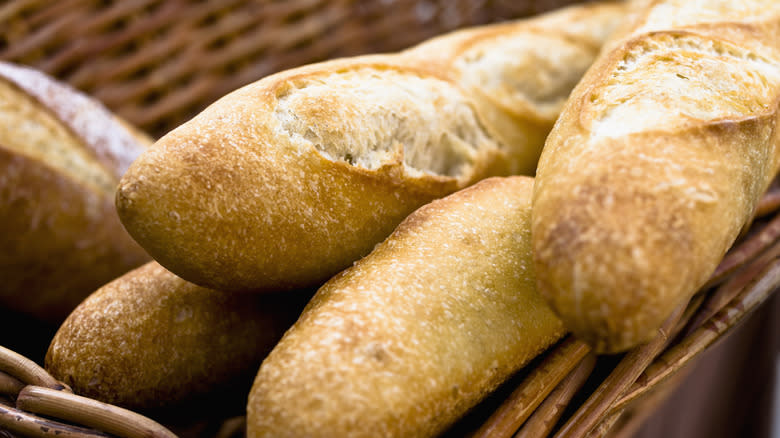 Loaves of Italian bread
