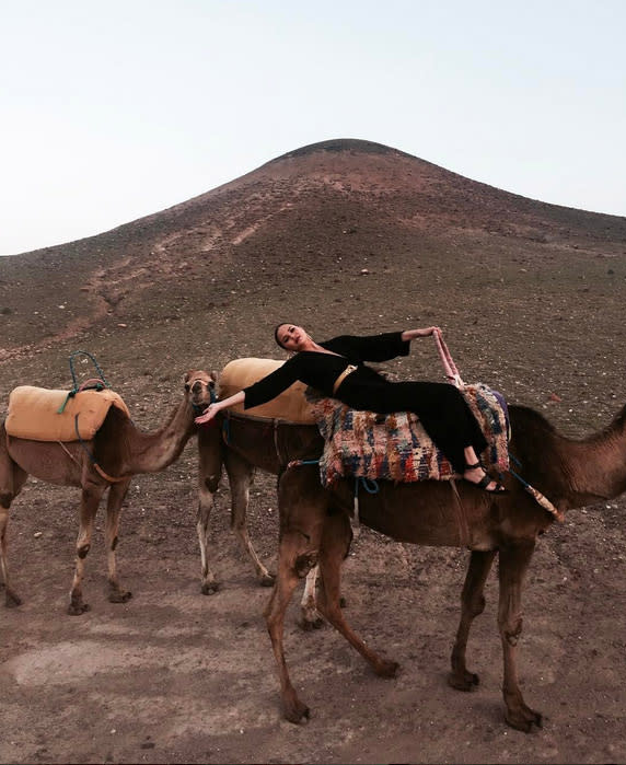 Chrissy Teigen in Morocco