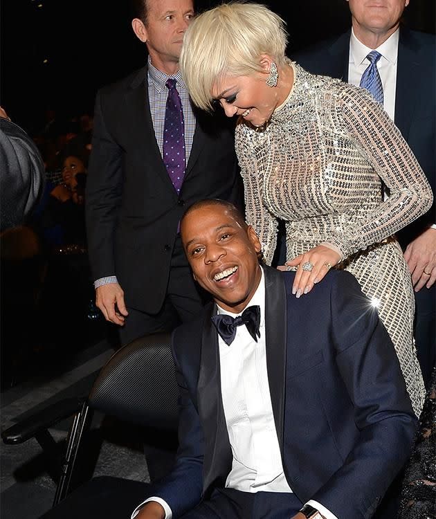 Rita and Jay Z in February last year. Photo: Getty