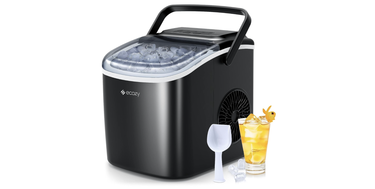 Portable ice maker by ecozy (photo via Amazon)