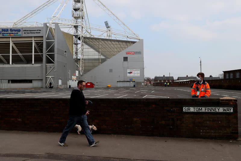 The Wider Image: A year without fans lays bare soccer's true soul