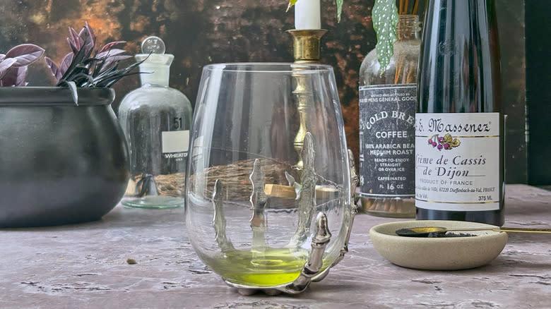 absinthe in glass