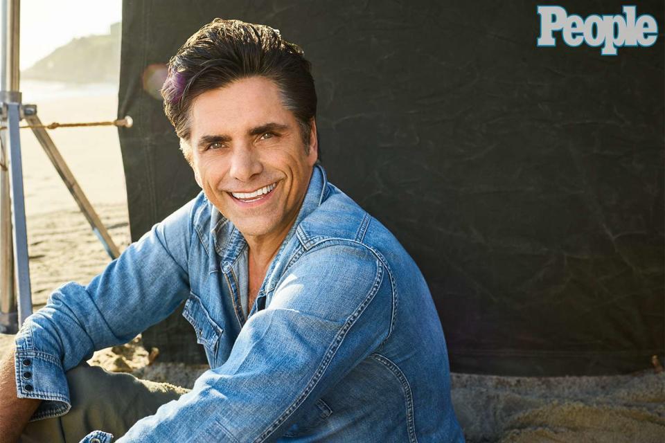 <p>Jeff Lipsky</p> John Stamos is pictured while being shot in Malibu on October 2, 2023.