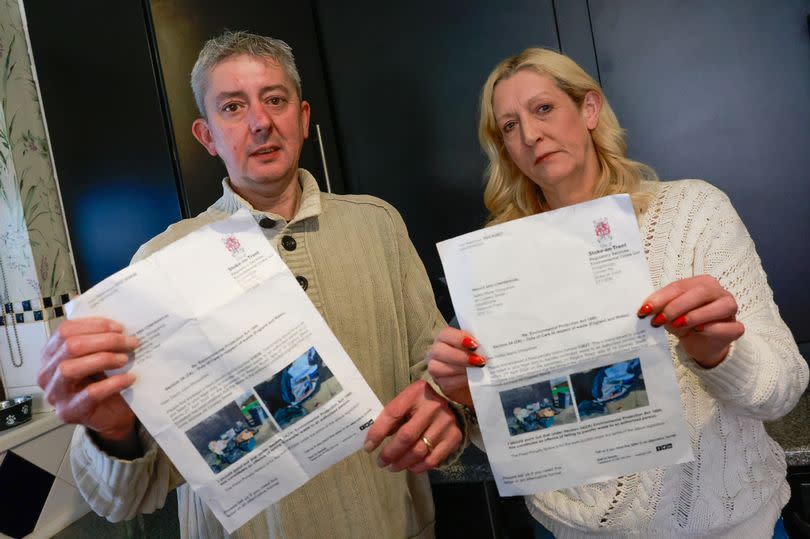 David and Kelley Shropshire couldn't bring themselves to pay the fine -Credit:Stoke Sentinel