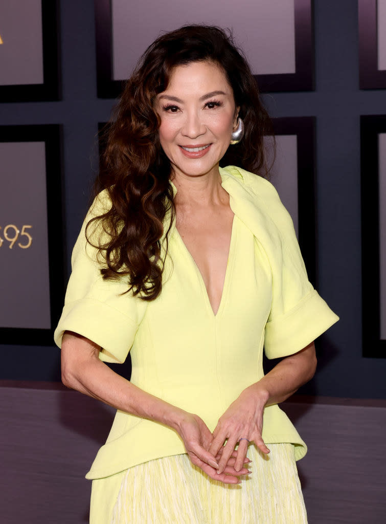 Closeup of Michelle Yeoh