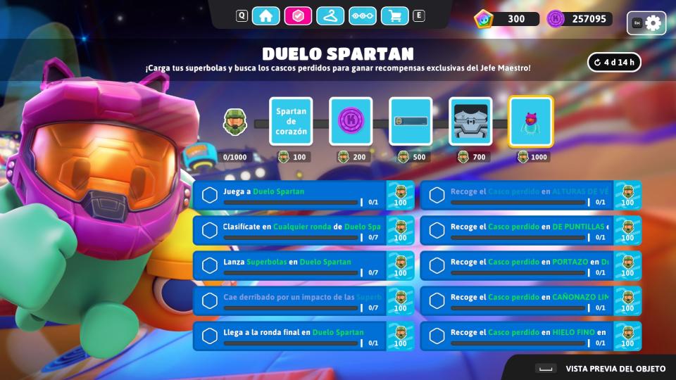 Estos son todos los retos de Duelo Spartan