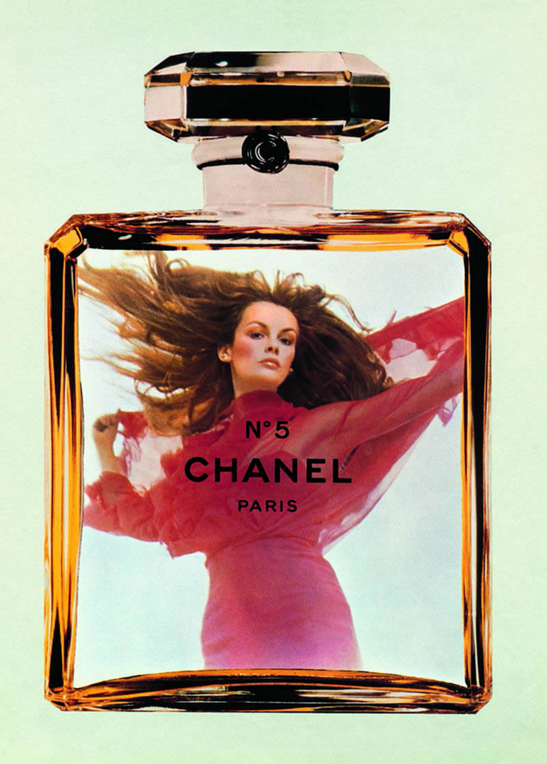 CHANEL No.5, 1971 Jean Shrimpton’s 1971 ad was photographed by Helmut Newton.