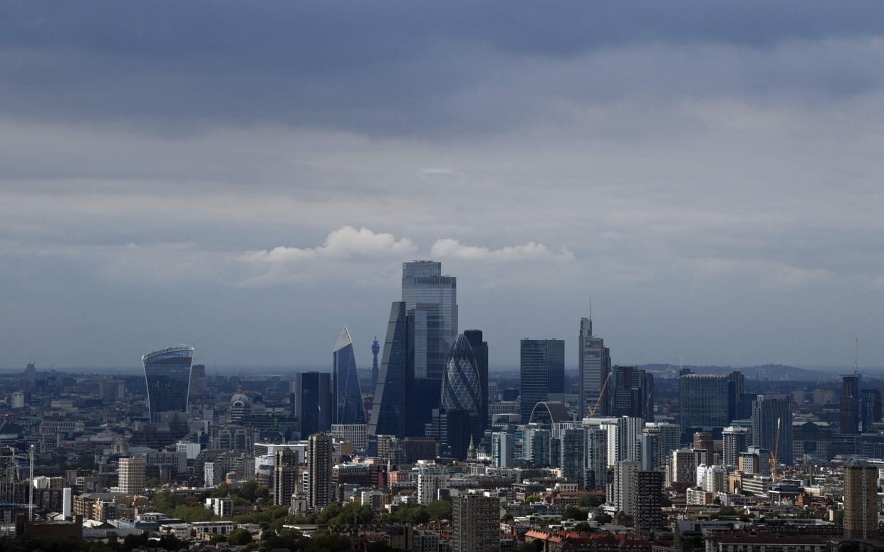 The financial services sector in the City of London is expecting a loosening of regulations to be announced by Jeremy Hunt - DANIEL LEAL/AFP via Getty Images