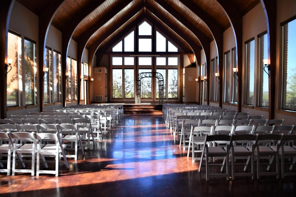 The Chapel's interior at Yogi Bear's Jellystone Park.