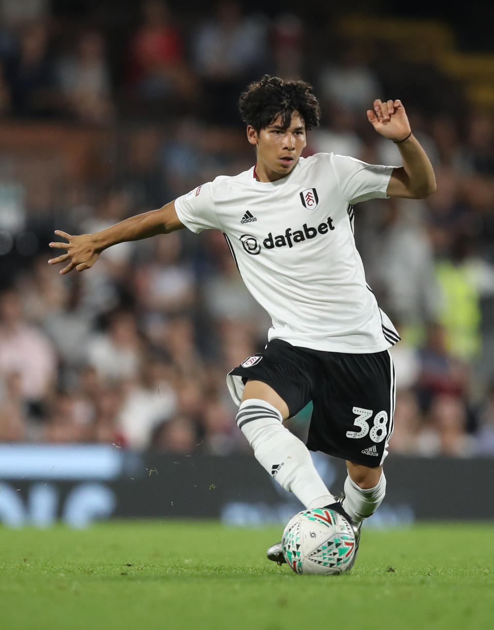 Fulham's Ben Davis during the Carabao Cup Second Round match at Craven Cottage, London. (Photo by Andrew Matthews/PA Images via Getty Images)