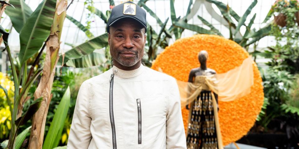 "Flowers Meet Fashion: Inspired by Billy Porter" flower exhibit finishes its extended run at the Phipps Conservatory & Botanical Gardens, Pittsburgh.