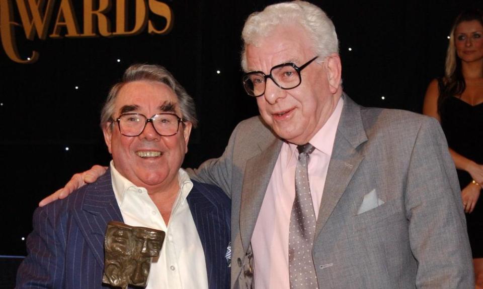 Barry Cryer with Ronnie Corbett in 2005