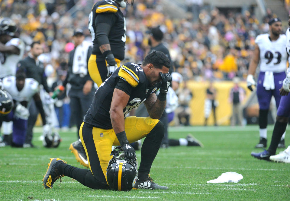 James Conner konnte nicht mitansehen, wie Mason Rudolph behandelt wurde. (Bild: Reuters)