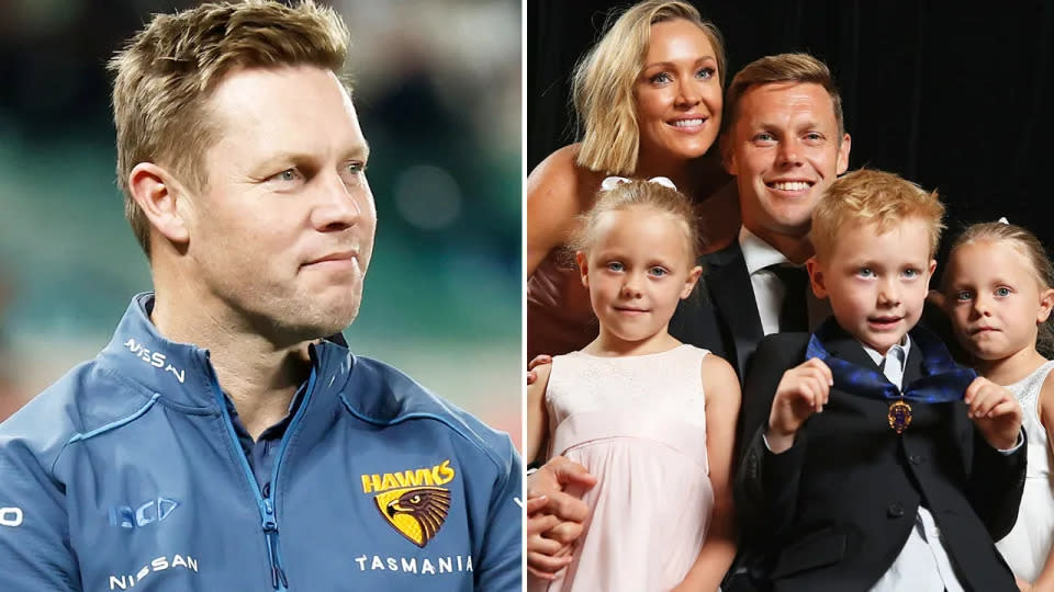 Sam Mitchell was struck down with pneumonia while holidaying with his wife and children in New York. Image: Getty
