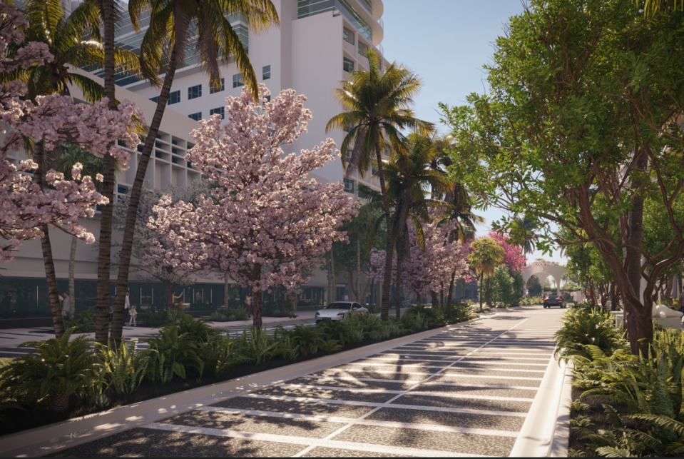 Improvement plans include a pavilion, trees, flowers and a “Lapidus Arch,” a monument to Lincoln Road architect Morris Lapidus. He originally wanted to install an archway at the intersection where Lincoln Road meets the beach. The Boundary/Design by Naturalficial