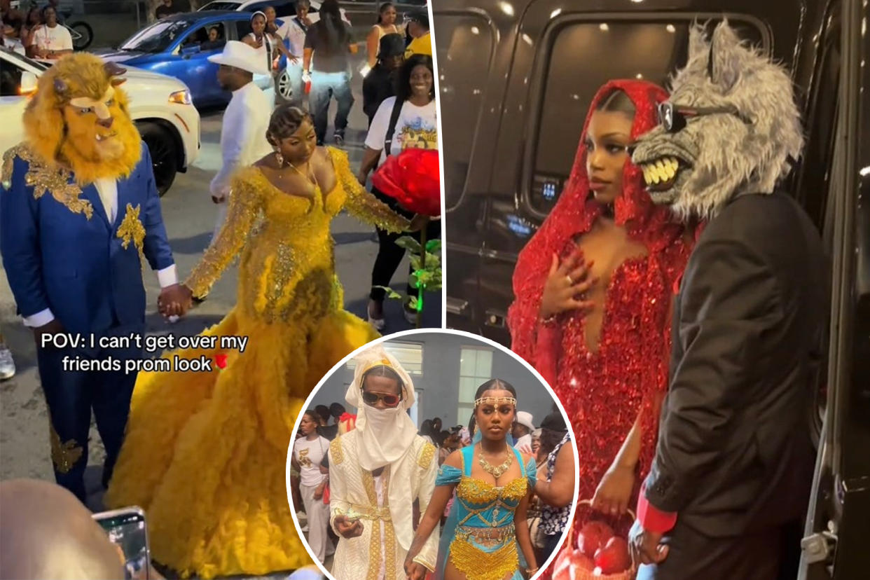 Booker T. Washington High School students transformed their Miami, Florida prom into a night filled with mystical fairy tales.