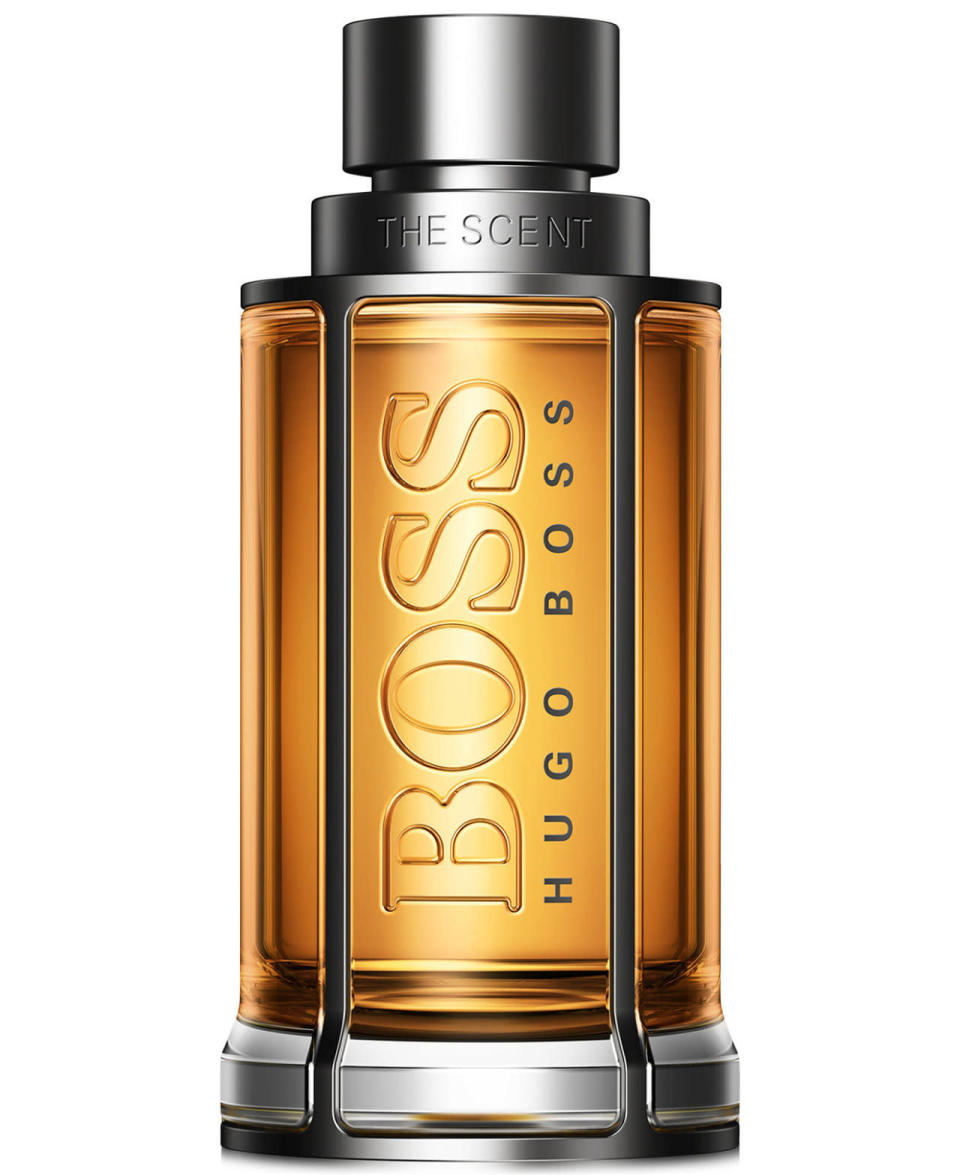 <p>Smelling good is very important, so grab this seductive fragrance with notes of ginger and leather. <a href="http://www1.macys.com/shop/product/hugo-boss-boss-the-scent-eau-de-toilette-3.3-oz-a-macys-exclusive?ID=2283266" rel="nofollow noopener" target="_blank" data-ylk="slk:Hugo Boss BOSS The Scent;elm:context_link;itc:0;sec:content-canvas" class="link ">Hugo Boss BOSS The Scent</a> ($85)</p>