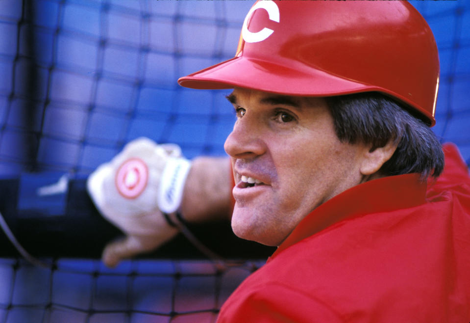 Pete Rose played all over the diamond, but found a home at third base with the Reds. (Photo by Kim Kulish/Corbis via Getty Images)