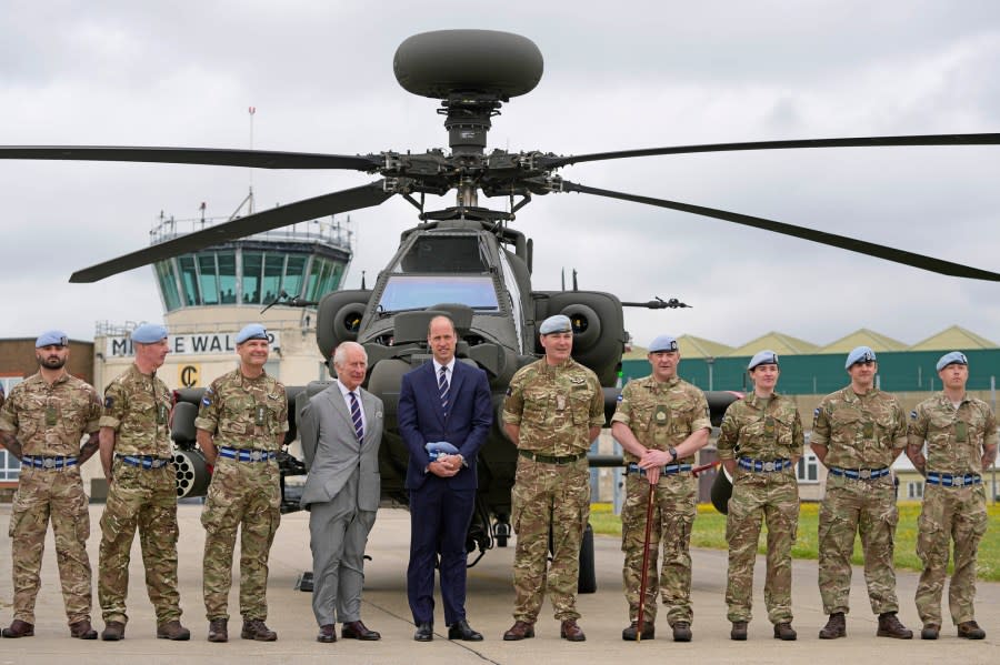 King Charles III Passes the Colonel-in-Chief of the Army Air Corps Role to Prince William