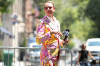 <p><em>RuPaul's Drag Race</em> judge Carson Kressley celebrates the 50th anniversary of the first Pride march in New York City on Saturday.</p>
