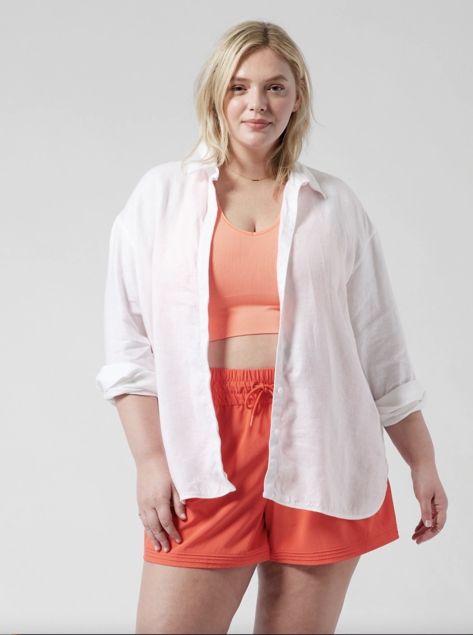 Athleta Playa Linen Shirt