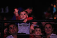 <p>A child in the audience watches a show on the last day of the Ringling Bros. and Barnum & Bailey circus at Nassau Coliseum in Uniondale, New York, May 21, 2017. (Lucas Jackson /Reuters) </p>