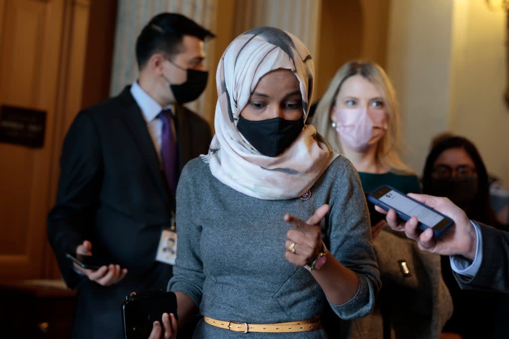 File: Representative Ilhan Omar hit out Republican Representative Lauren Boebert over ‘anti-muslim’ video  (Getty Images)