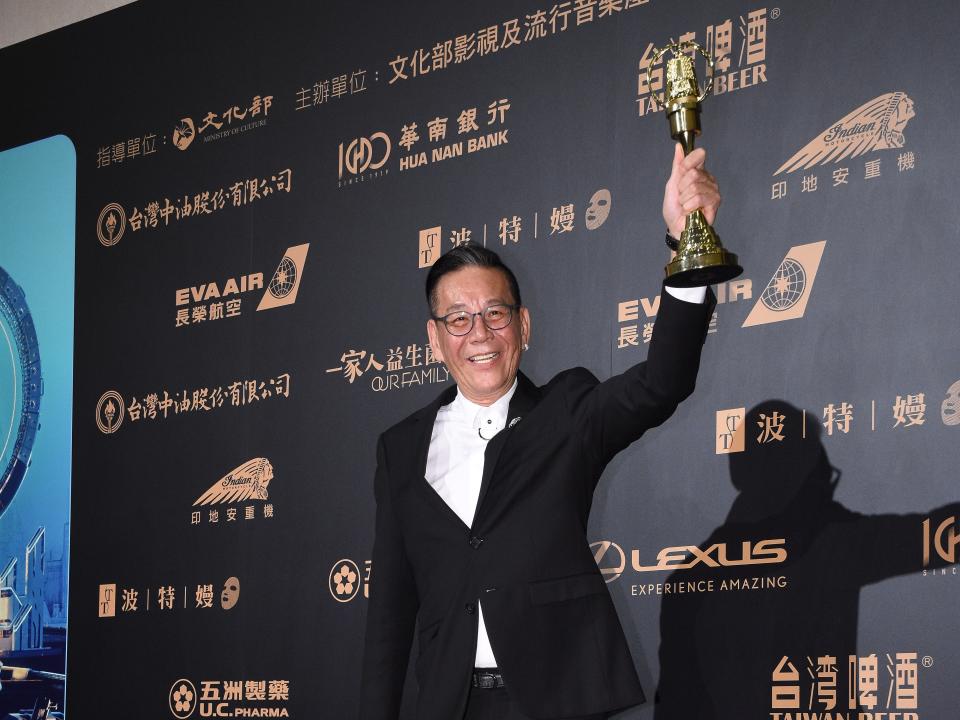 龍劭華獲得第54屆金鐘獎戲劇節目男主角獎。（圖／非凡娛樂）