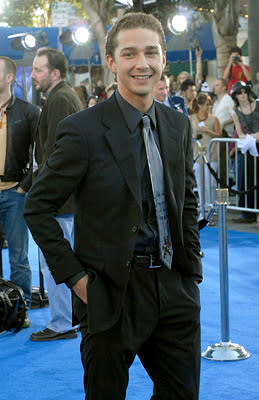 Shia LaBeouf at the Los Angeles premiere of DreamWorks/Paramount Pictures' Transformers